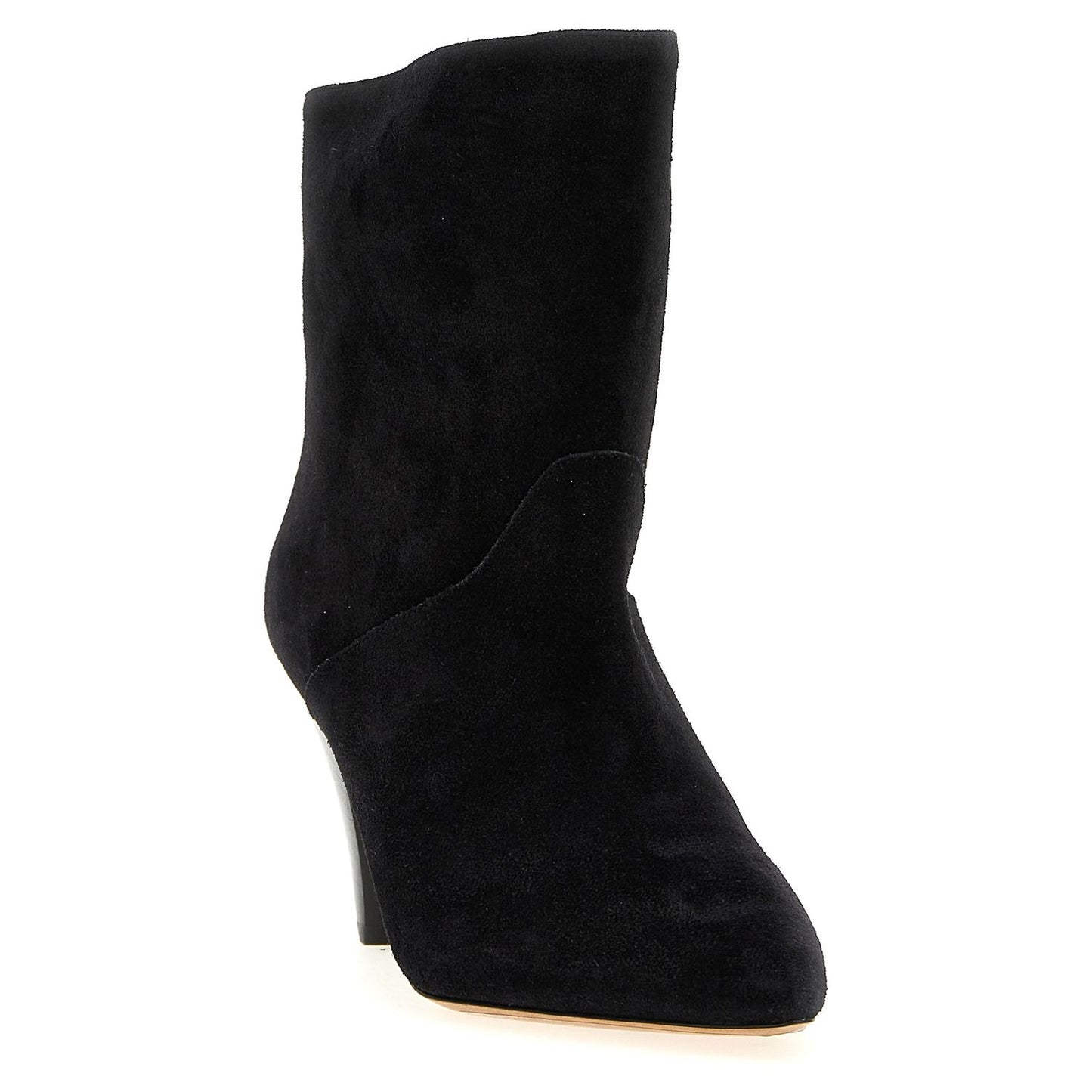 Isabel Marant Black Calfskin Ankle Boots