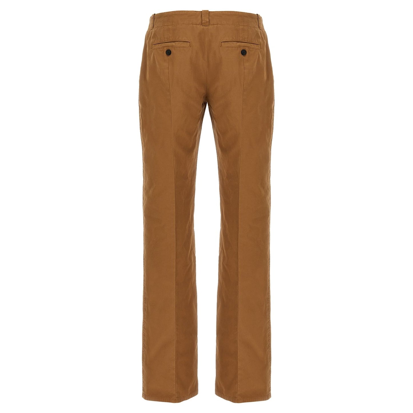 Alexander McQueen Brown Cotton Chino Pants
