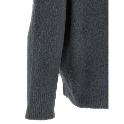 Roberto Collina Gray Cotton Cardigan
