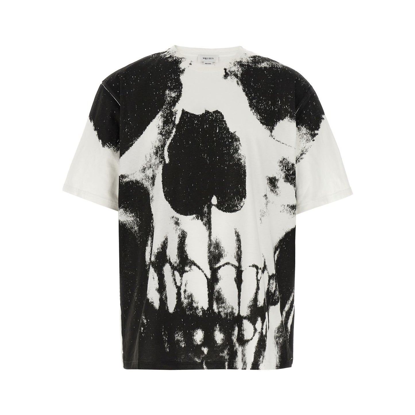 Alexander McQueen Bicolor Cotton T-Shirt