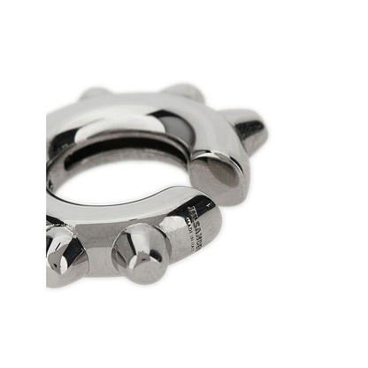 Jil Sander Silver Brass Earrings