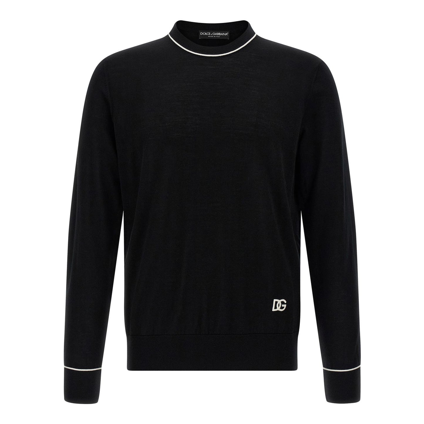 Dolce & Gabbana Black Marabou Cardigan