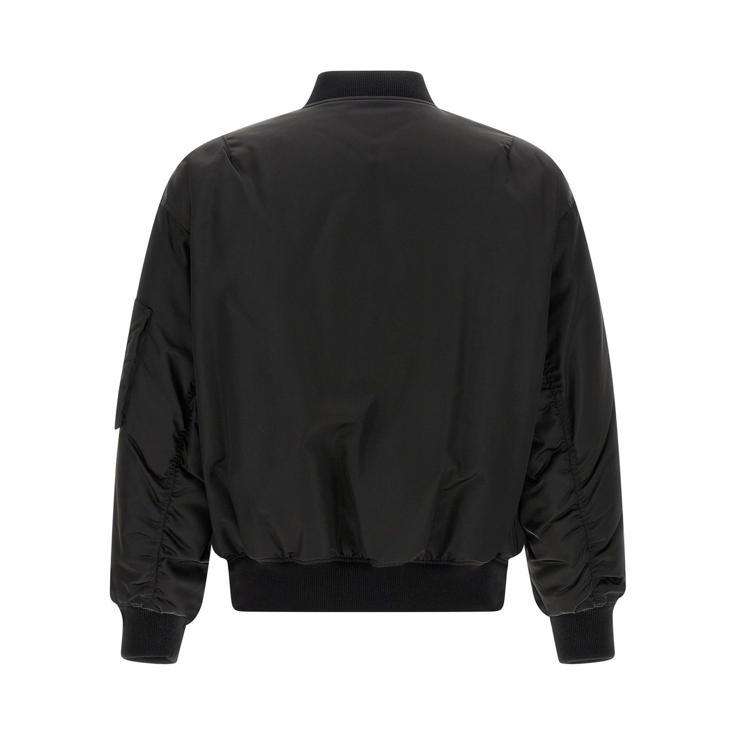 Saint Laurent Black Polyamide Bomber