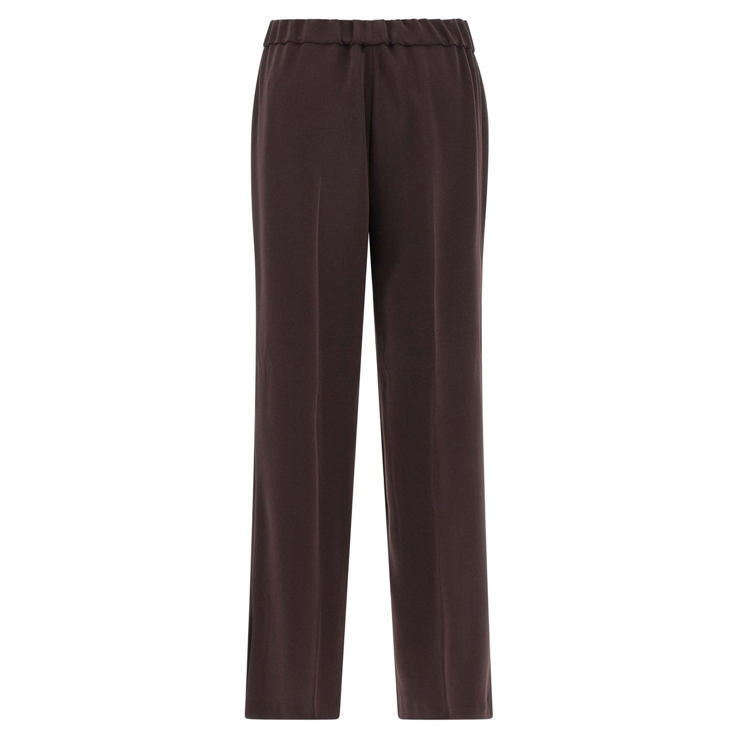 Alberto Biani Brown Triacetate Casual Pants