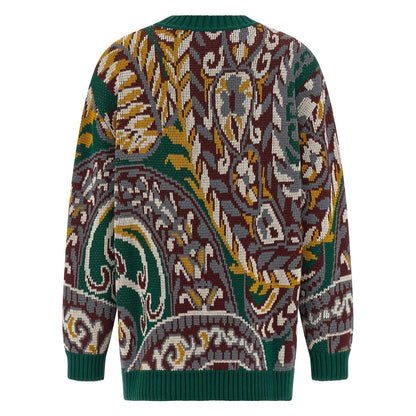 Etro Multicolor Wool Cardigan