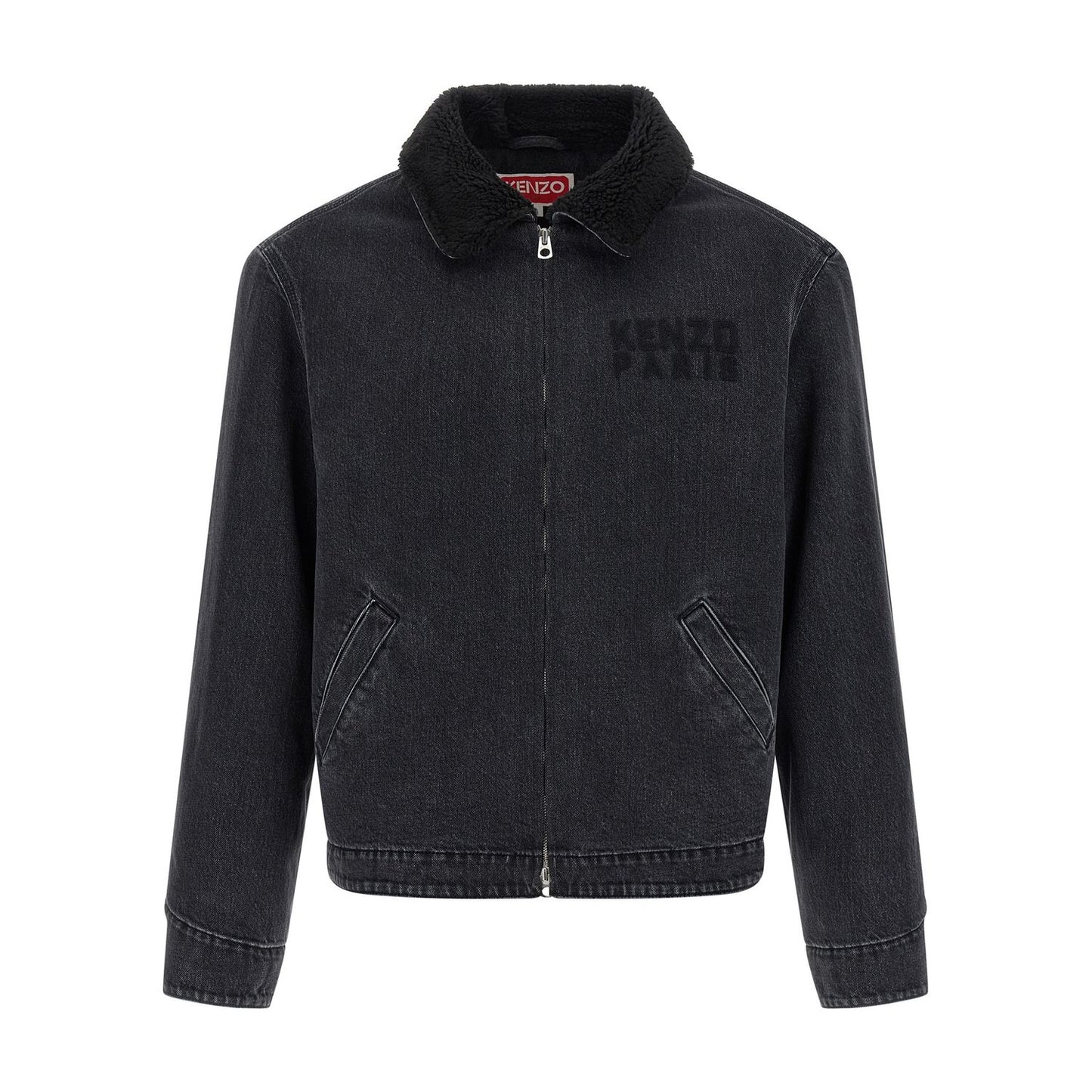 Kenzo Black Cotton Denim Jacket
