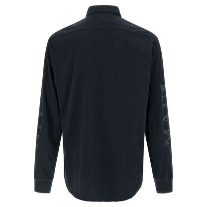Balenciaga Black Cotton Blouse