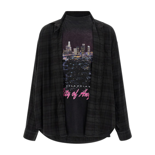Balenciaga Black Cotton Blouse