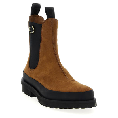 Stella McCartney Brown Viscose Ankle Boots
