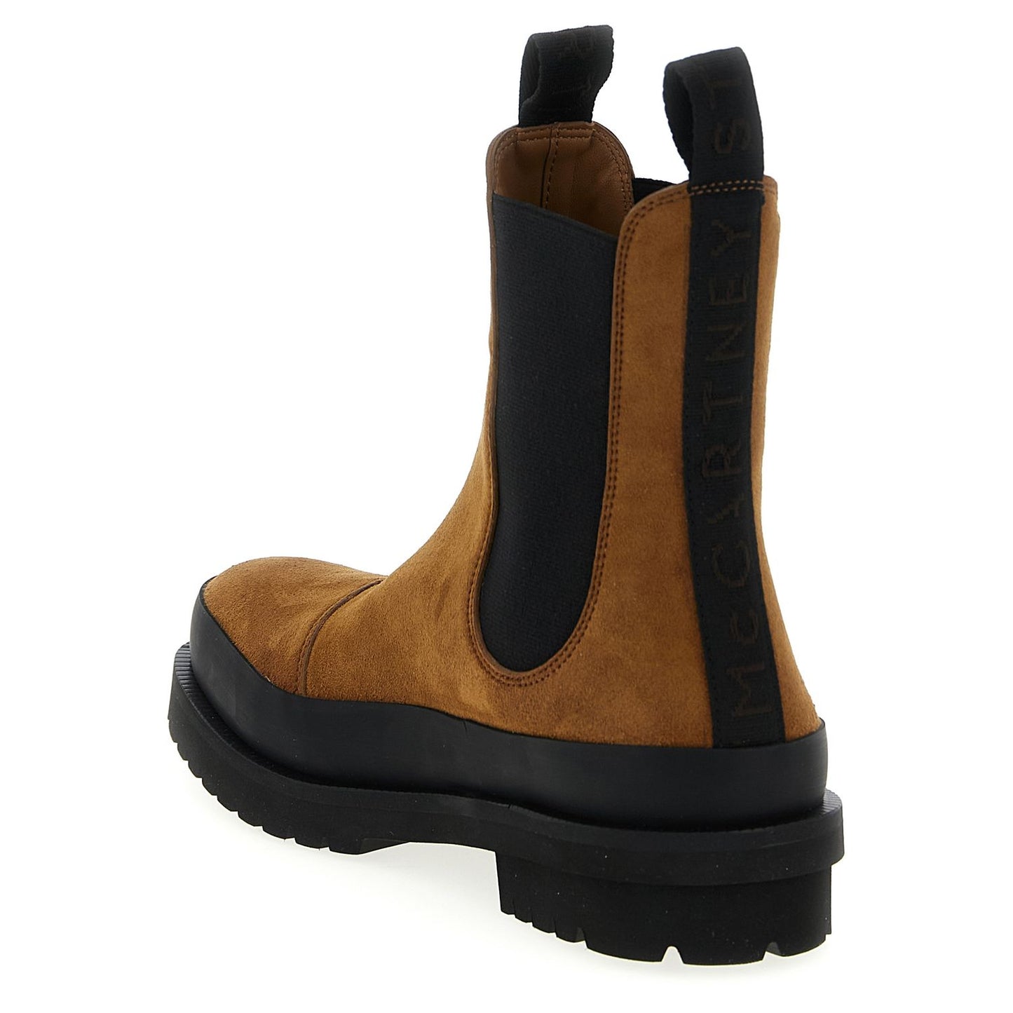 Stella McCartney Brown Viscose Ankle Boots
