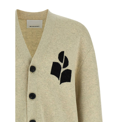 Isabel Marant Gray Cotton Cardigan