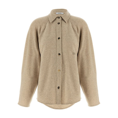 Max Mara Beige Cashmere Blouse