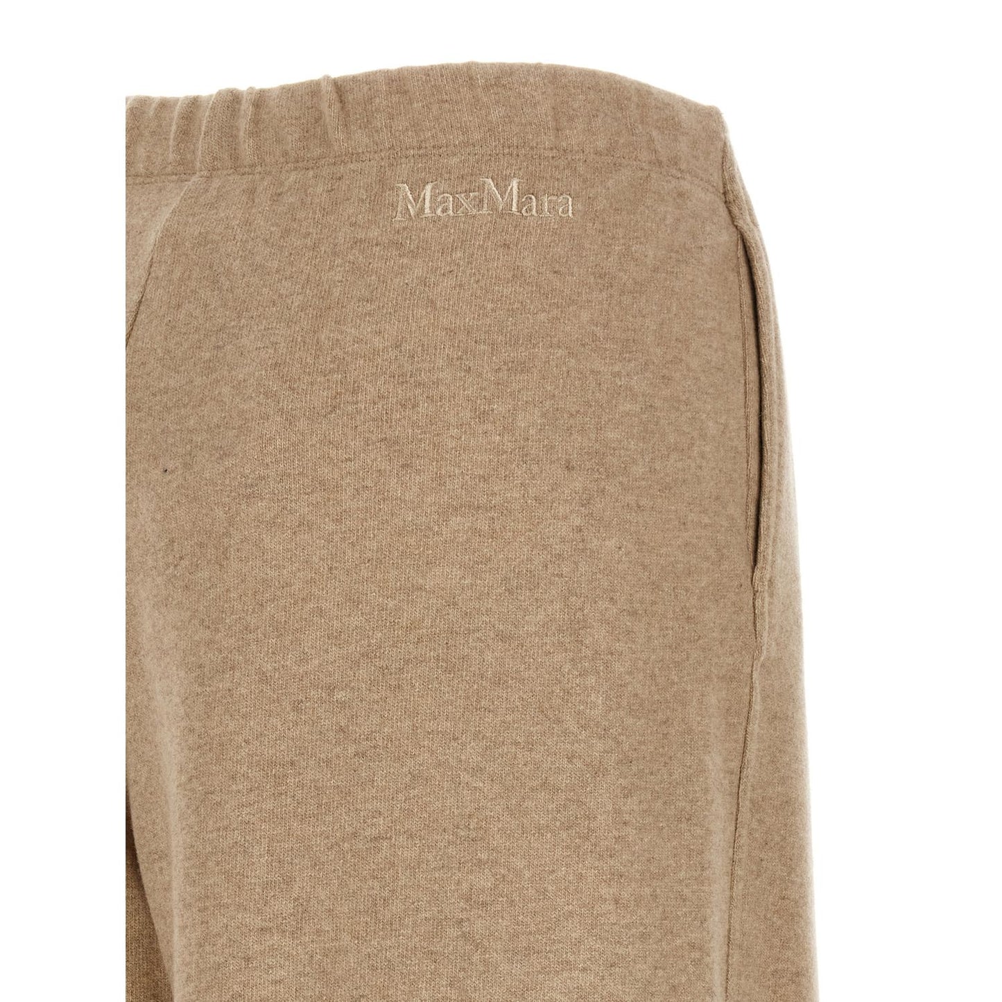 Max Mara Beige Cashmere Casual Pants