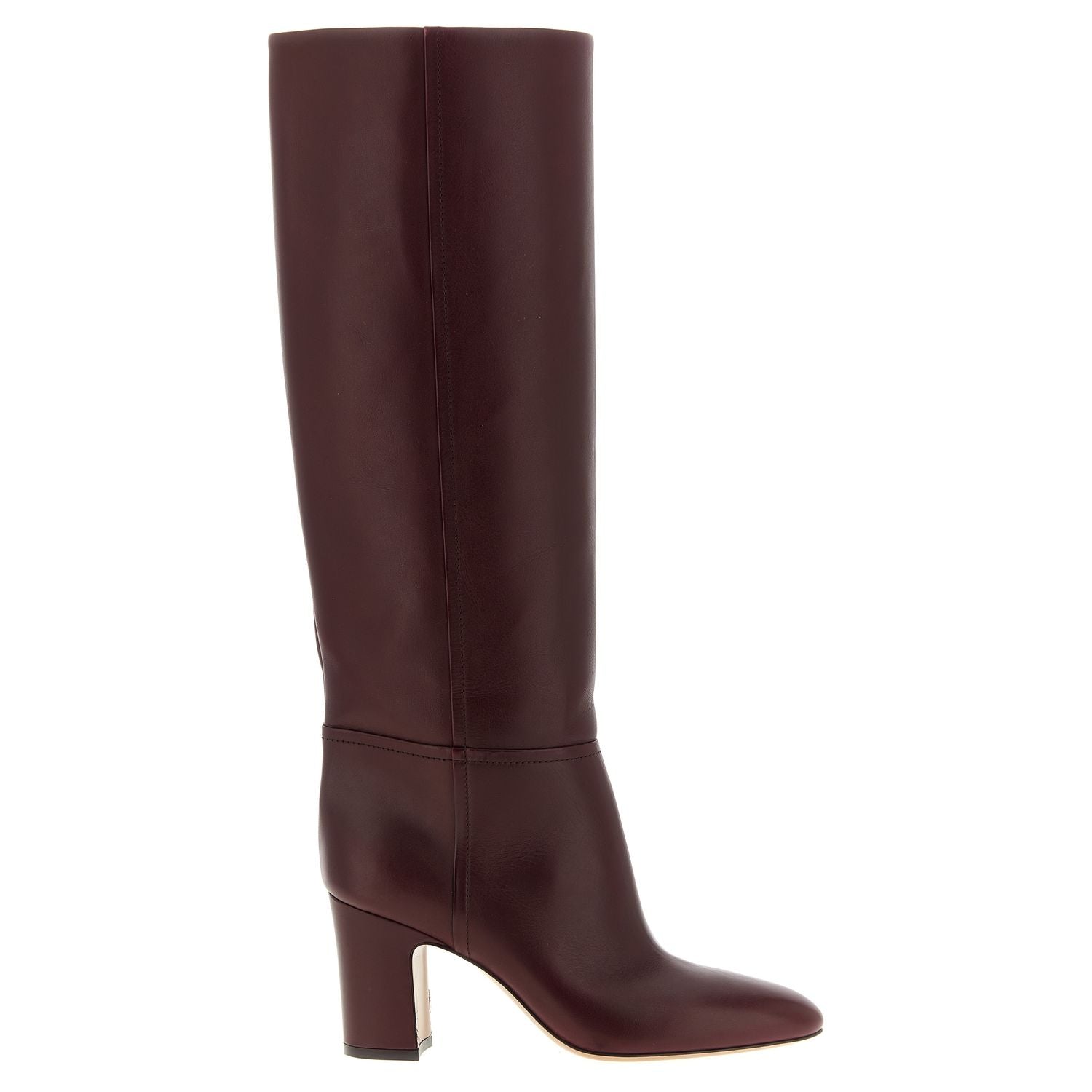 Paris Texas Bordeaux Leather Over The Knee