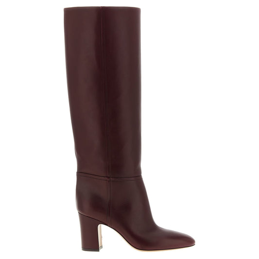 Paris Texas Bordeaux Leather Over The Knee