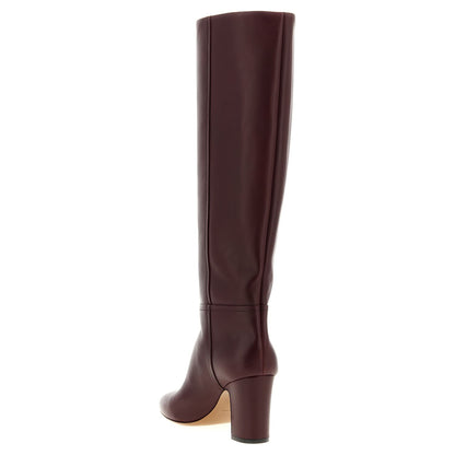Paris Texas Bordeaux Leather Over The Knee