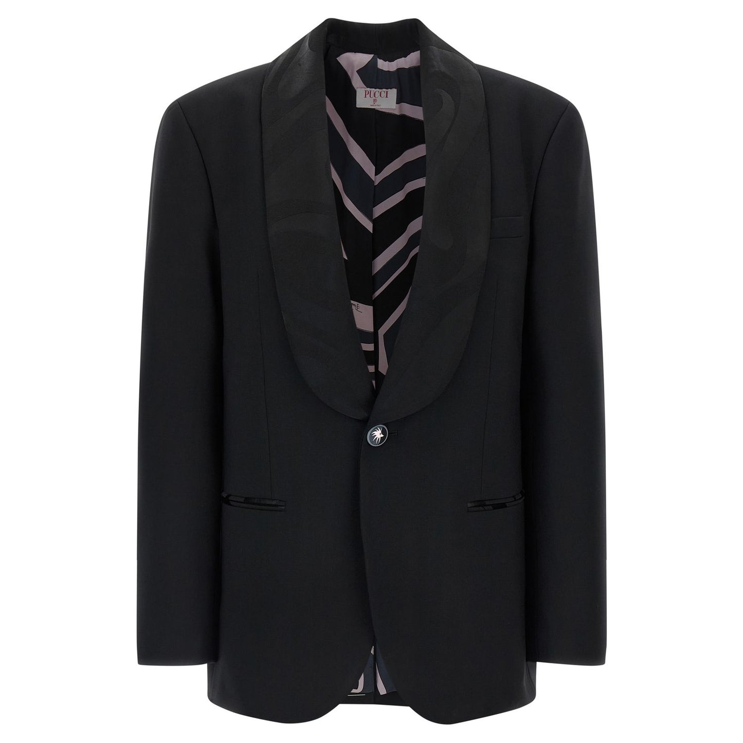 Emilio Pucci Black Virgin Wool Blazer
