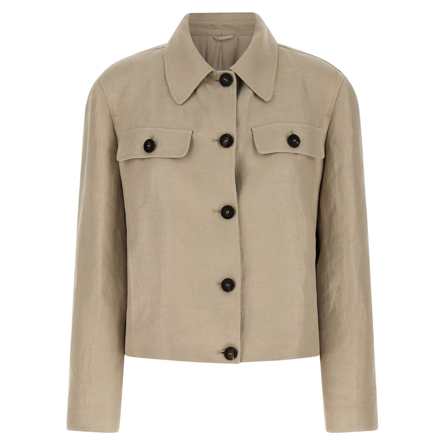 Brunello Cucinelli Beige Linen Blazer
