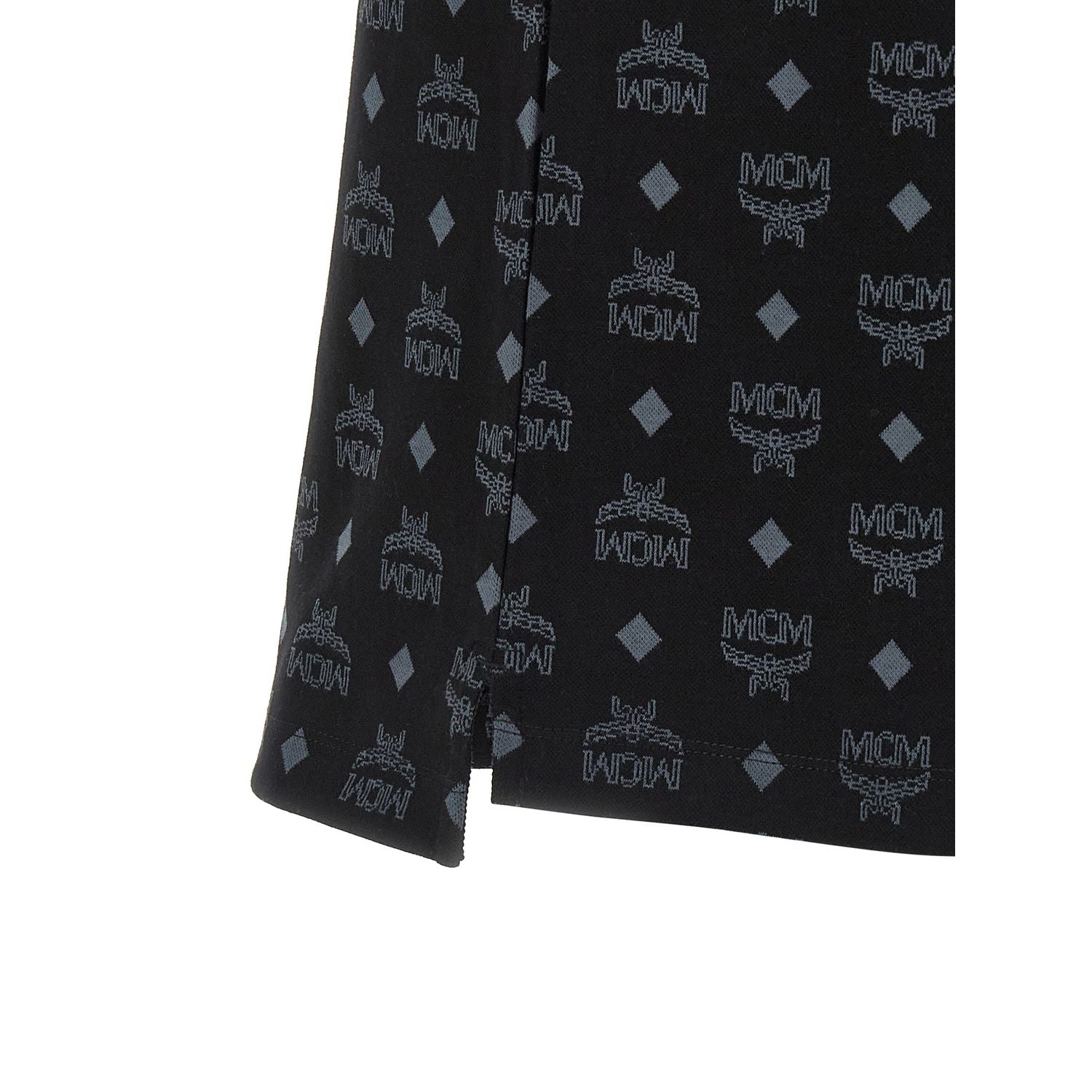 MCM Black Cotton Polo Shirt