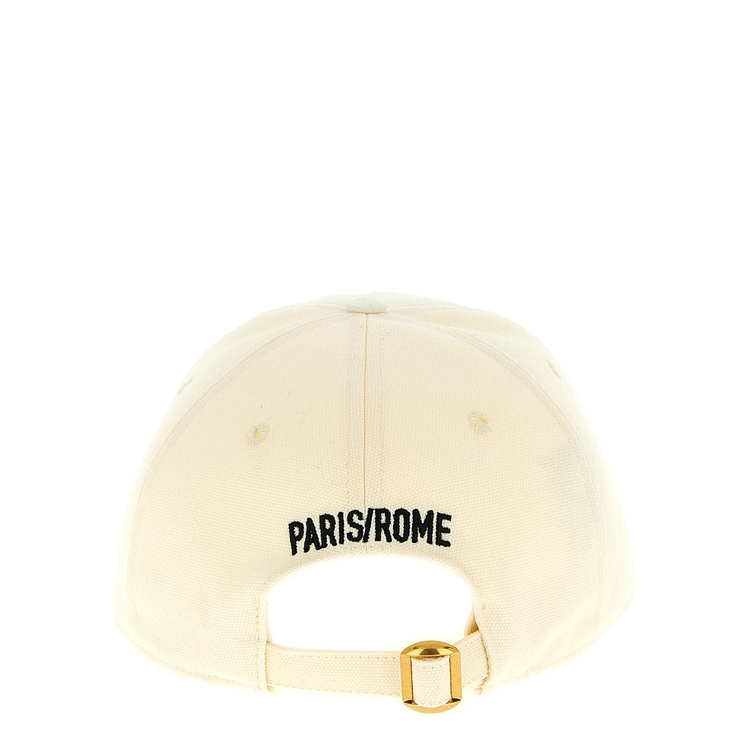 Valentino Garavani Beige Cotton Cap (Baseball Hat)