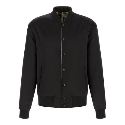 Balmain Black Polyamide Bomber