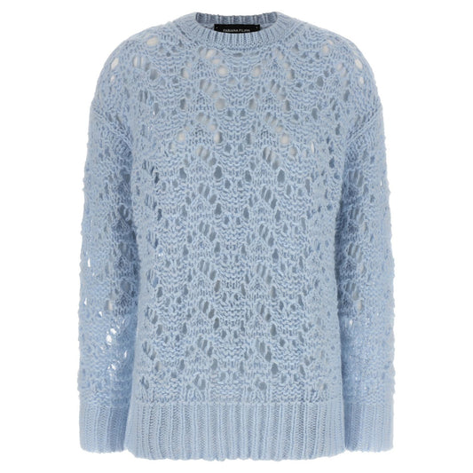 Fabiana Filippi Blue Virgin Wool Cardigan