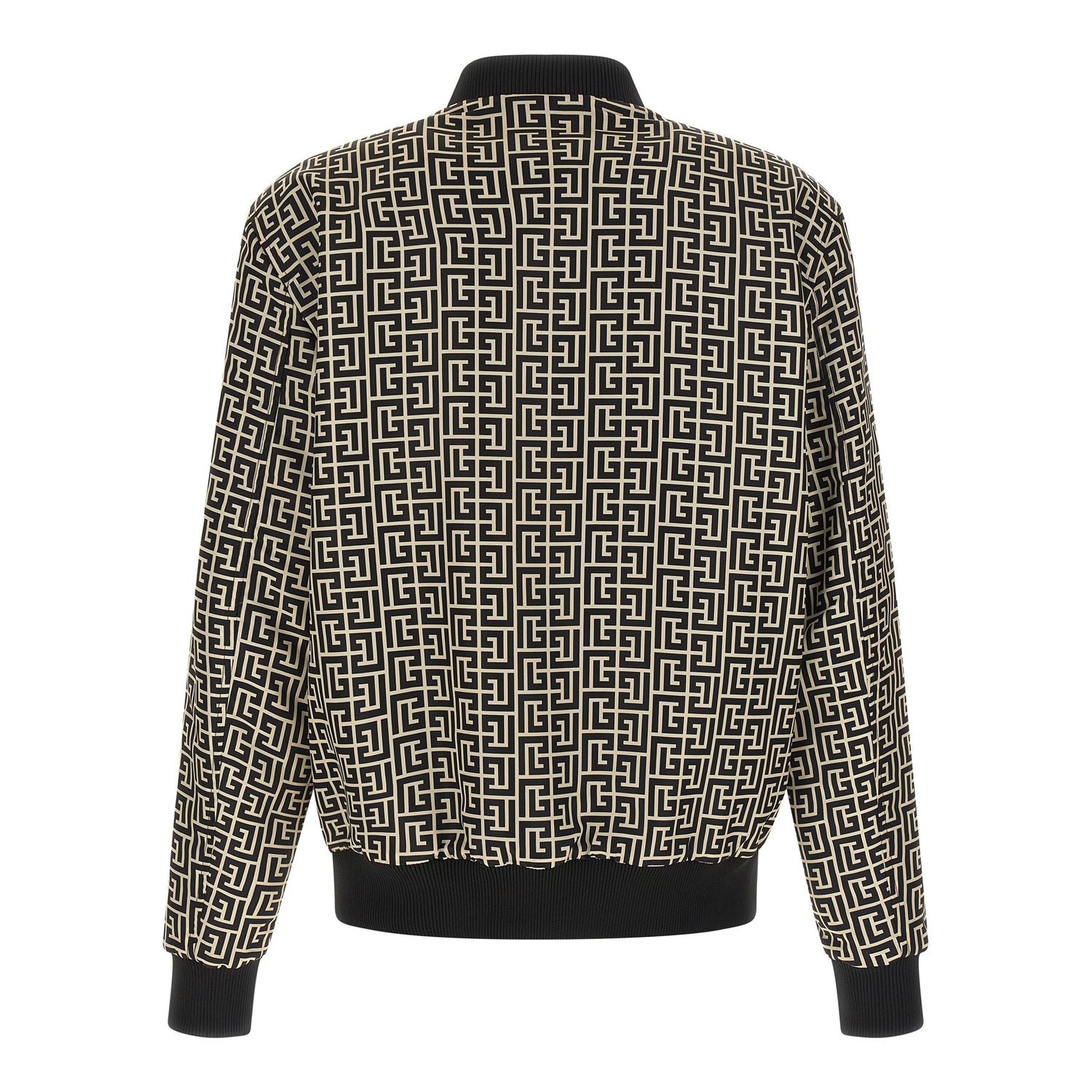 Balmain Black Polyamide Bomber