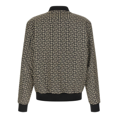 Balmain Black Polyamide Bomber