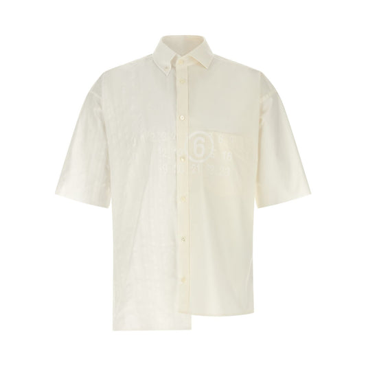 MM6 Maison Margiela White Cotton Blouse