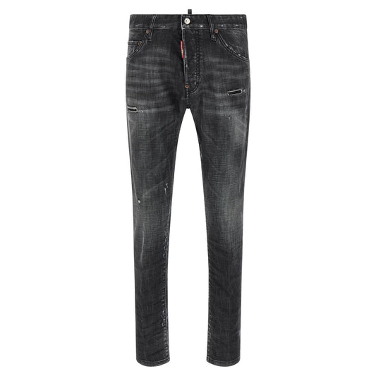Dsquared² Black Cotton Jeans Denim
