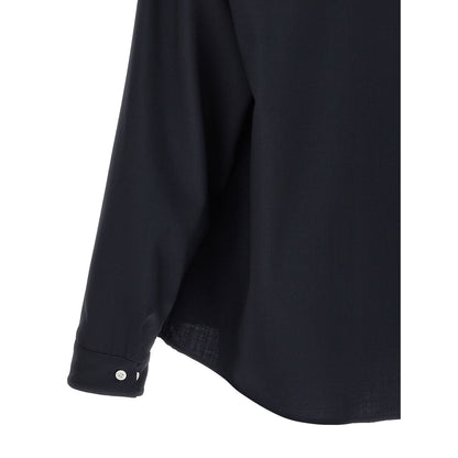 Marni Blue Virgin Wool Blouse