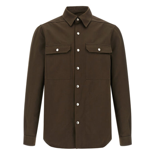 Rick Owens Brown Polyester Blouse
