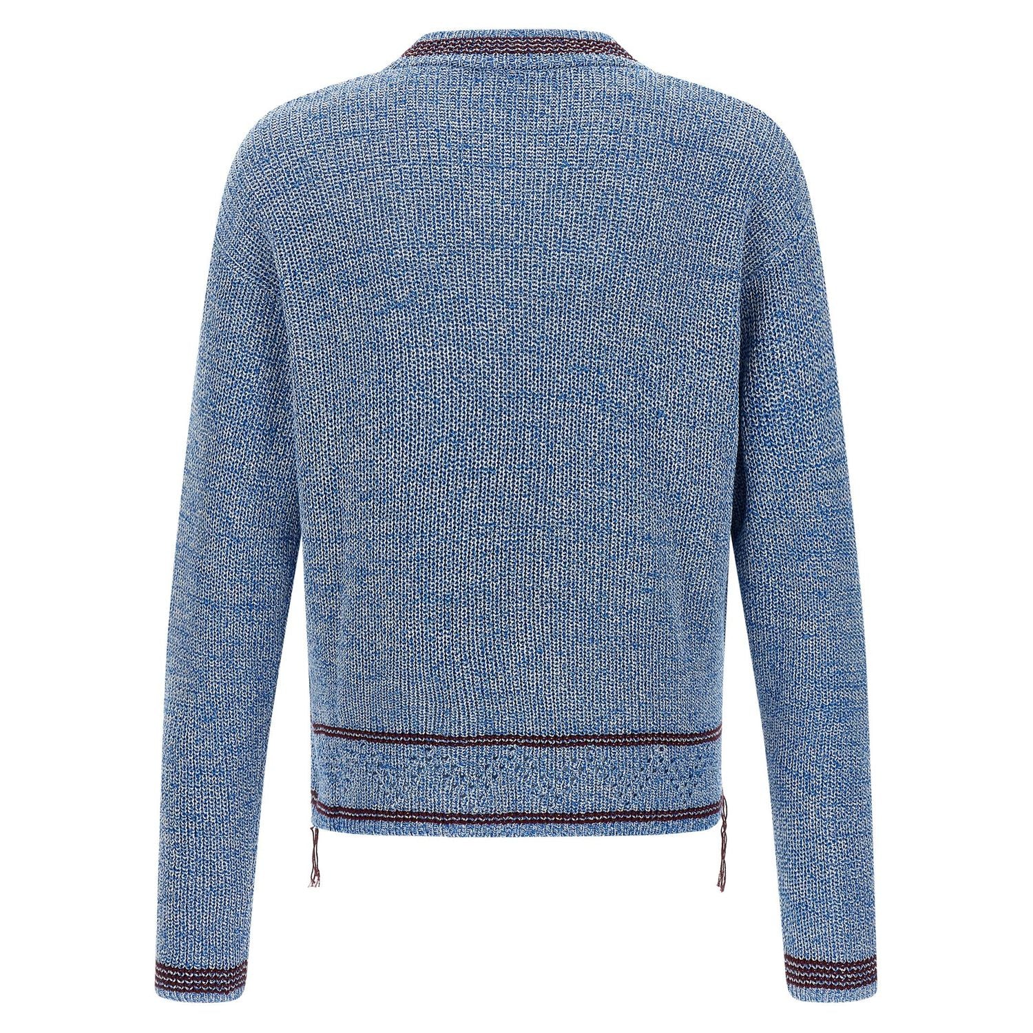 Marni Blue Cotton Cardigan