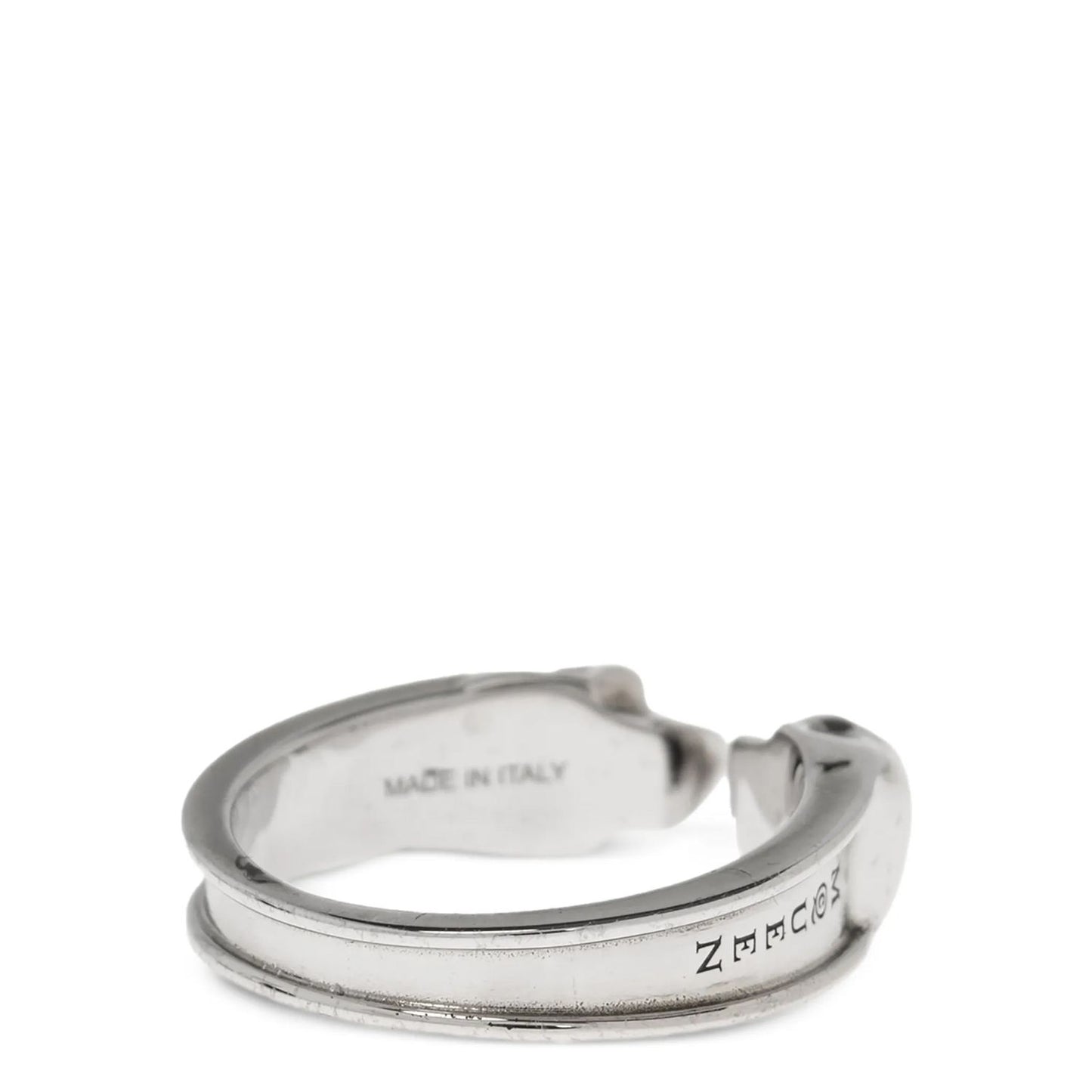Alexander McQueen Silver Stainless Steel Ring