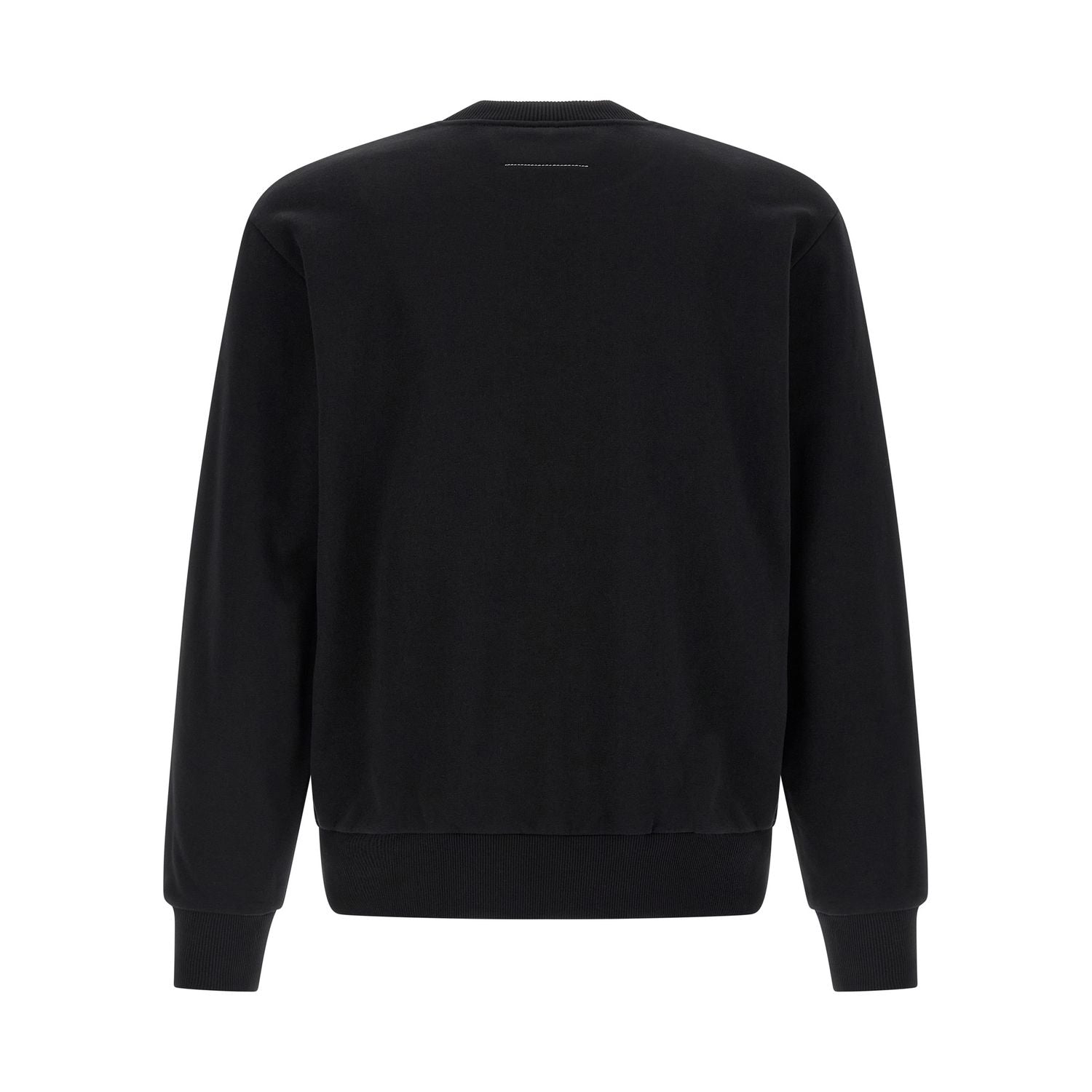 MM6 Maison Margiela Black Cotton Sweatshirt