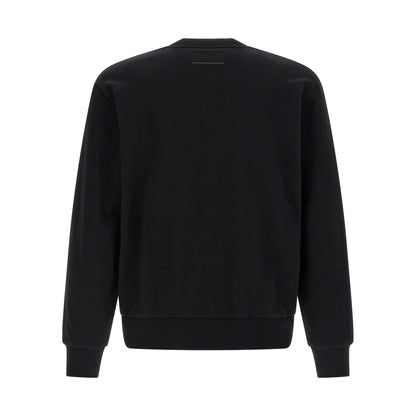 MM6 Maison Margiela Black Cotton Sweatshirt