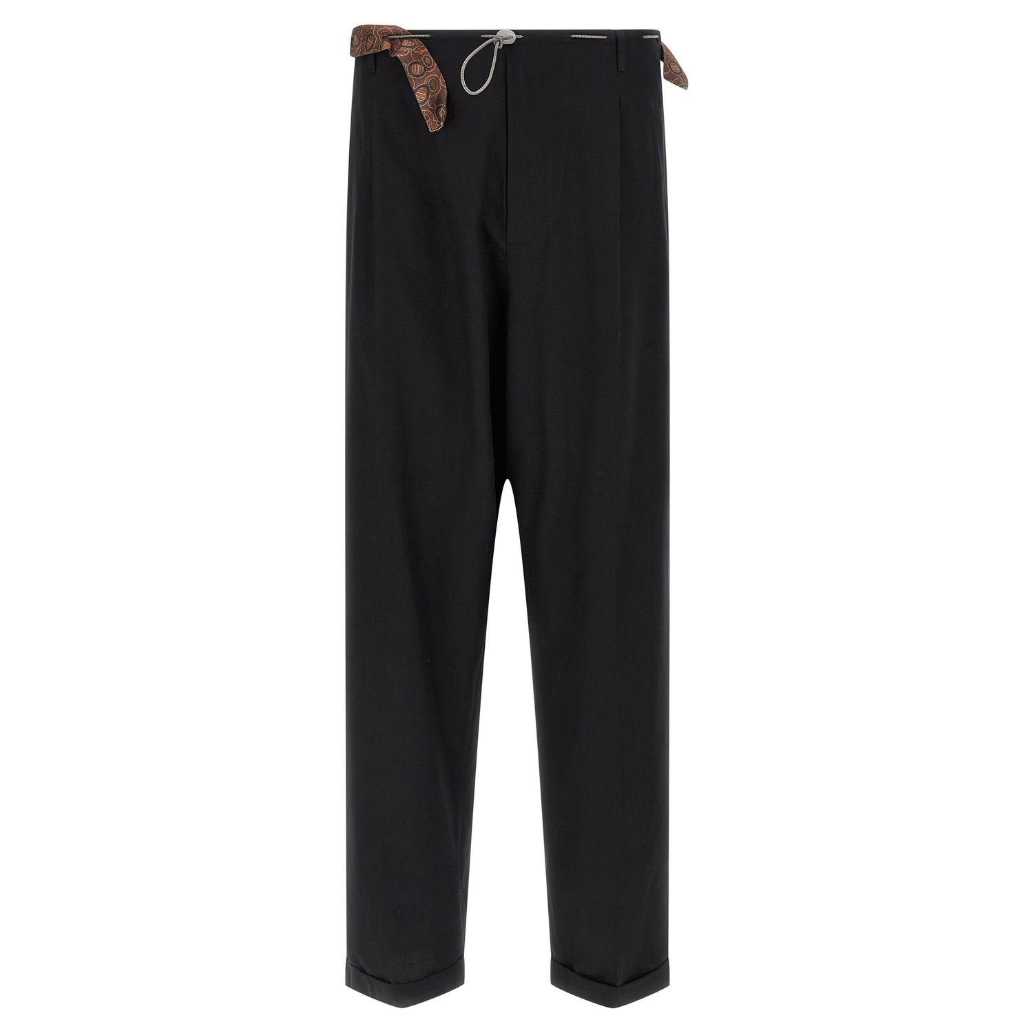Magliano Black Cotton Casual Pants