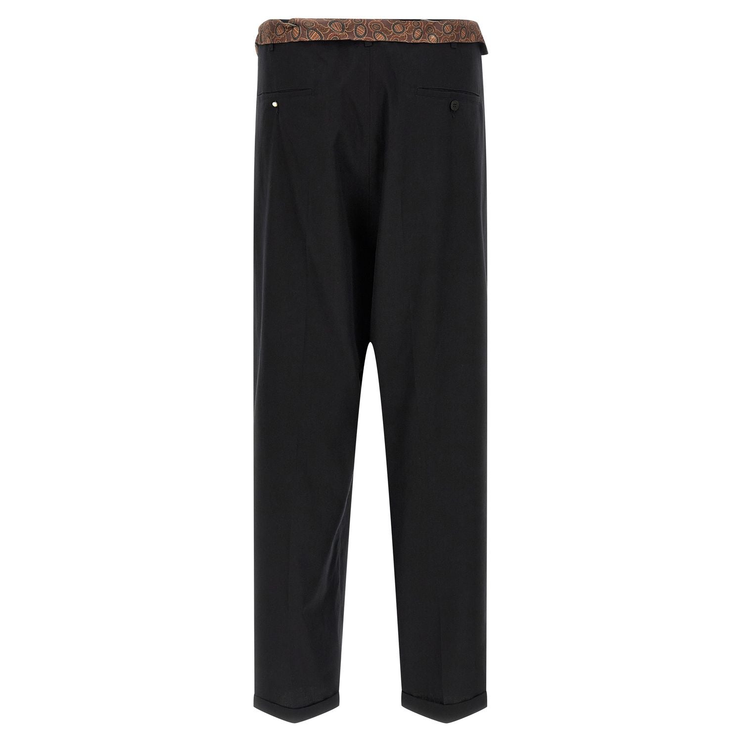 Magliano Black Cotton Casual Pants