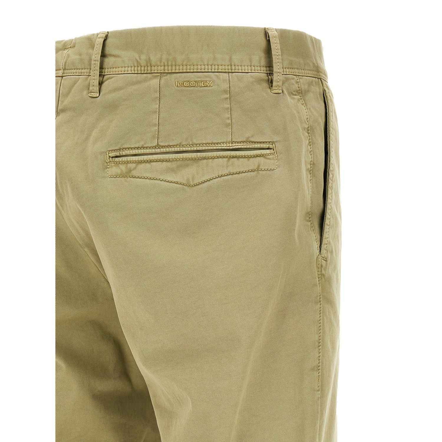 Incotex Bicolor Cotton Casual Pants