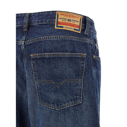 Diesel Blue Cotton Jeans Denim