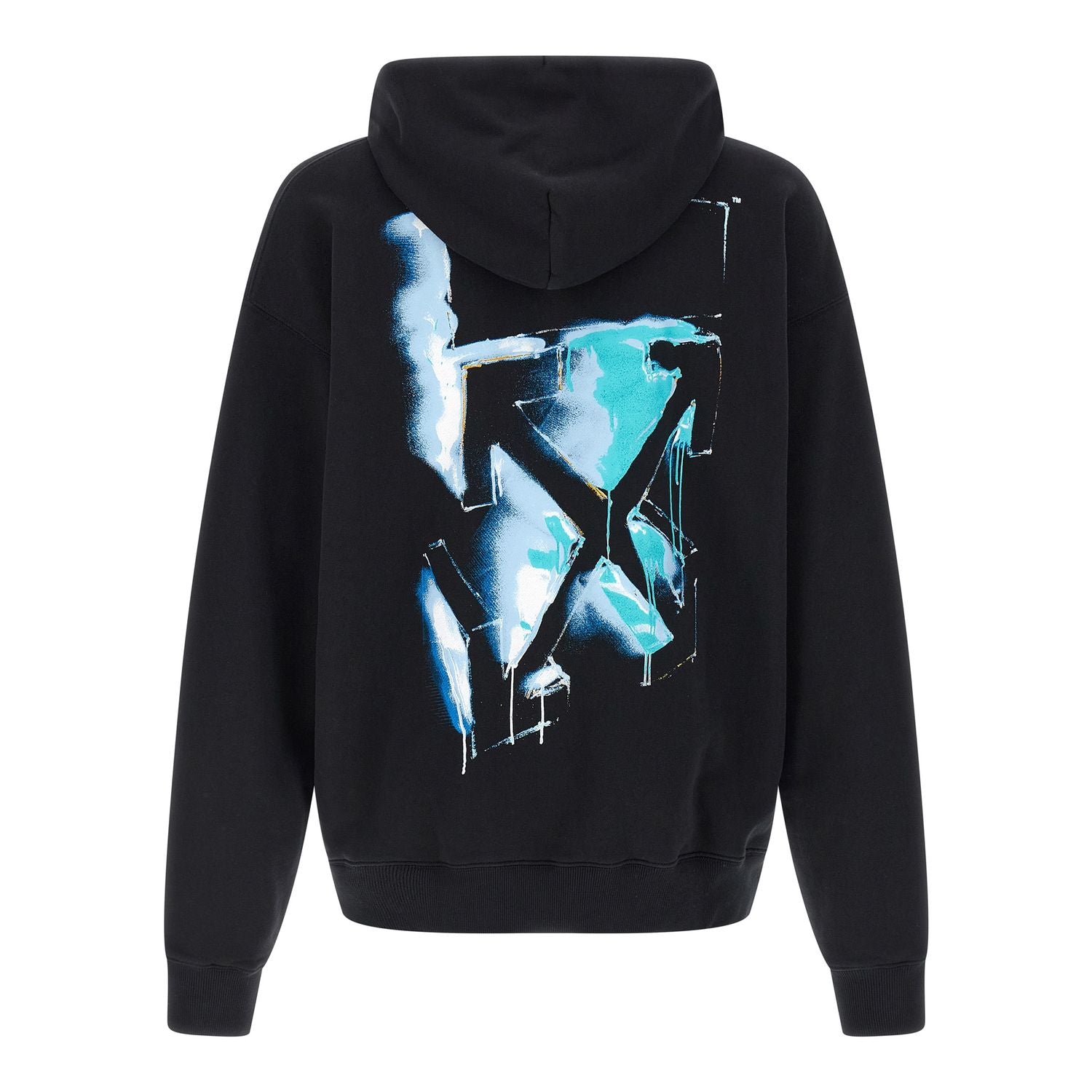 Off-White Black Cotton Sweatshirt