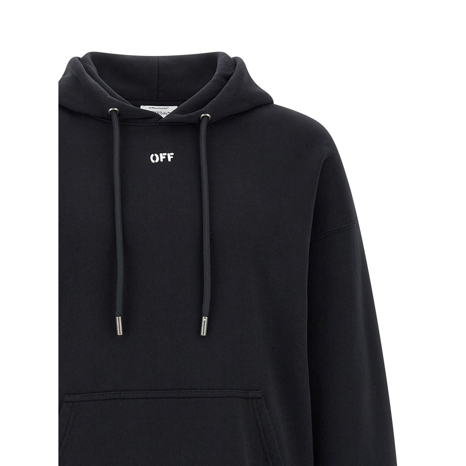 Off-White Black Cotton Sweatshirt