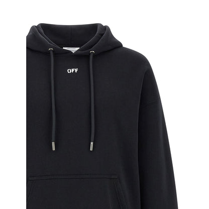 Off-White Black Cotton Sweatshirt