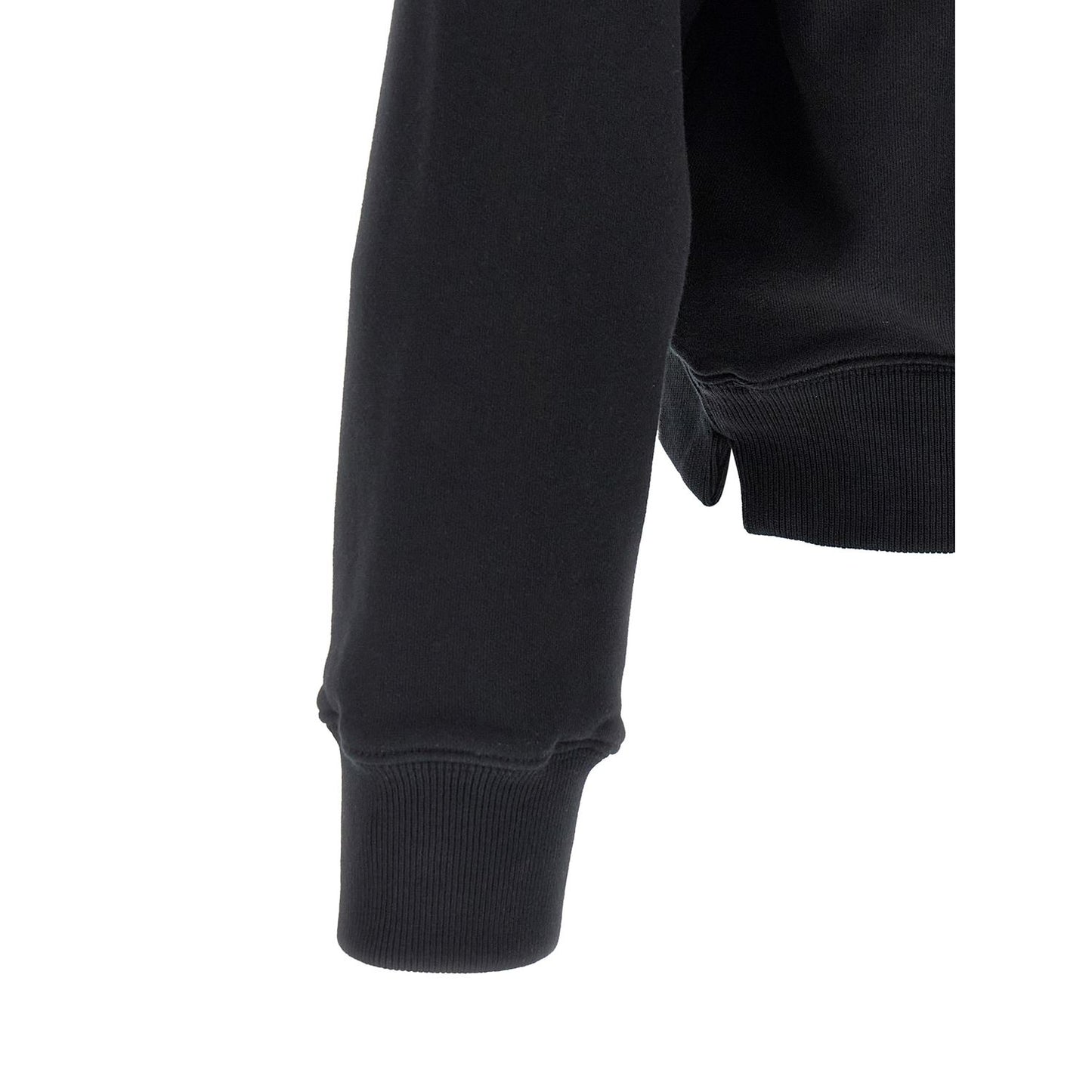 Off-White Black Cotton Sweatshirt