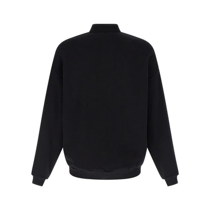 Autry Black Cotton Sweatshirt