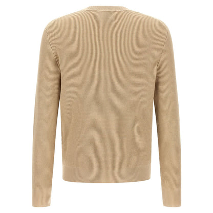 Ballantyne Beige Cotton Cardigan