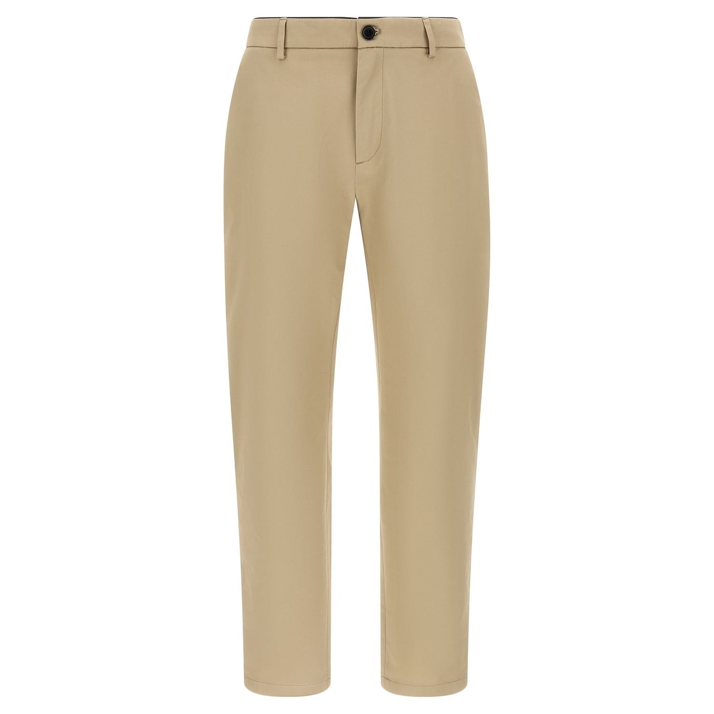 Department 5 Beige Cotton Cropped Pants