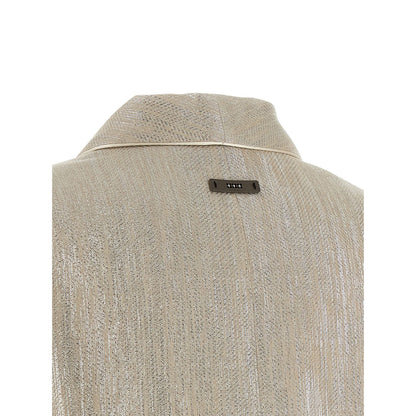 Peserico Beige Viscose Blazer