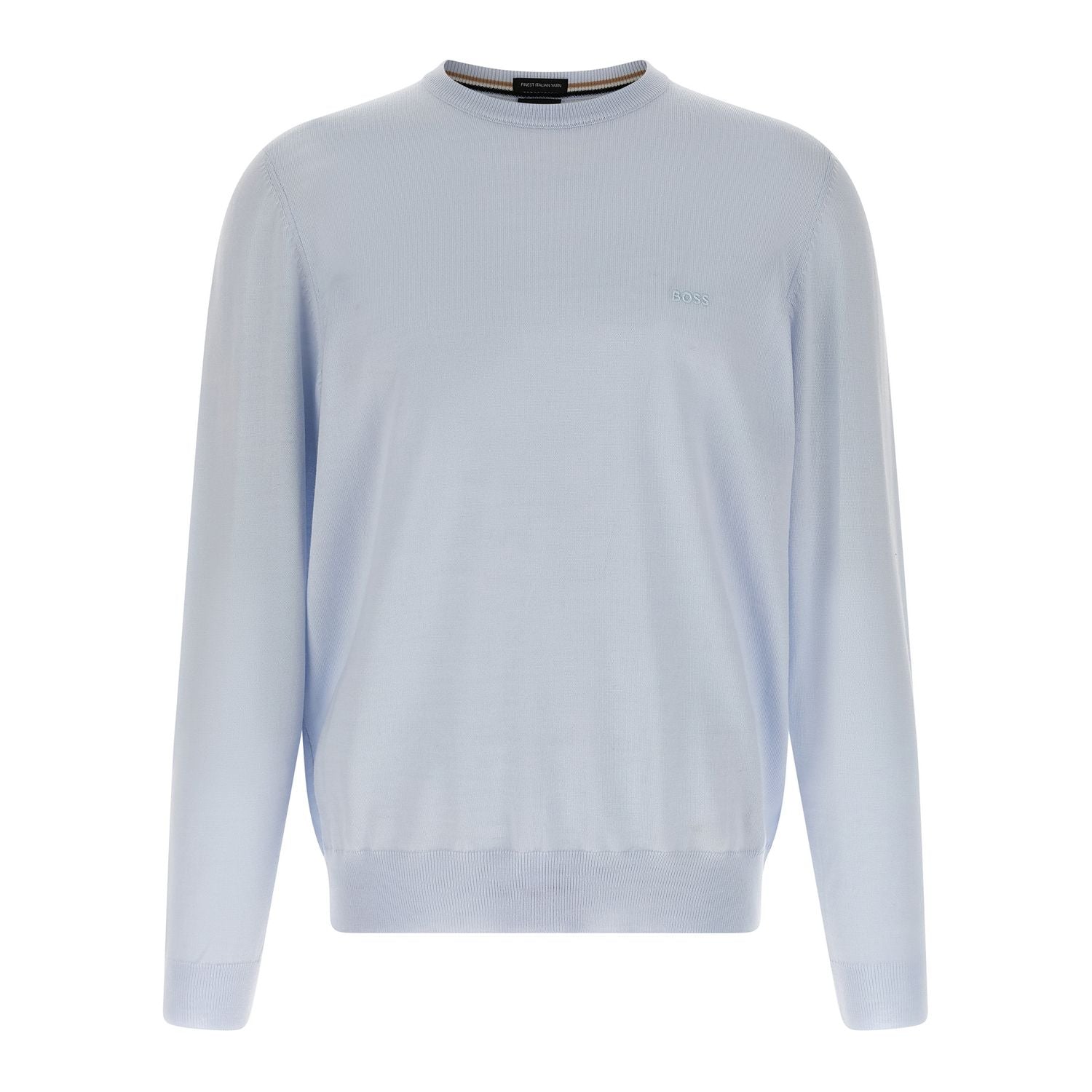 Hugo Boss Blue Virgin Wool Cardigan