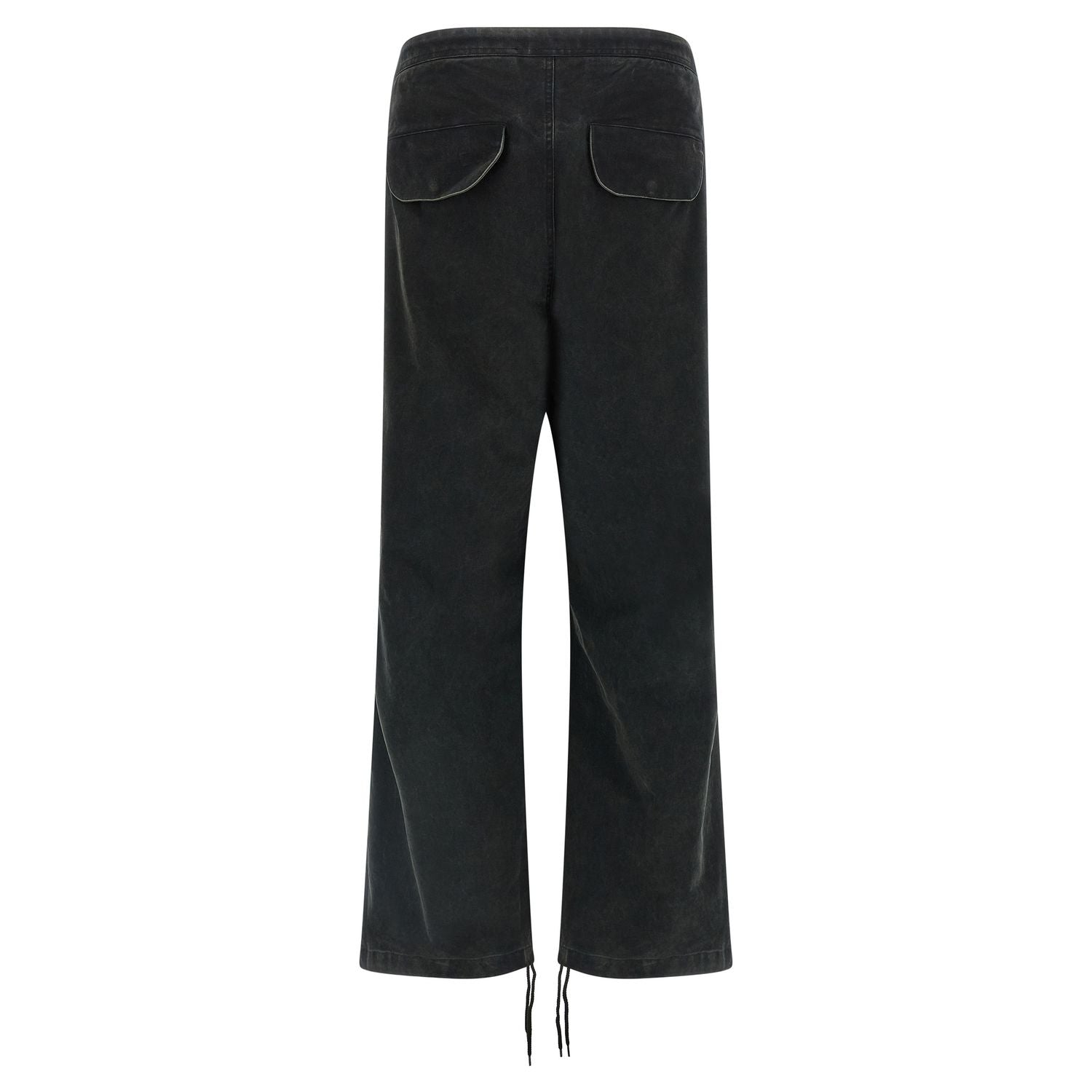 Entire Studios Black Cotton Cargo Pants